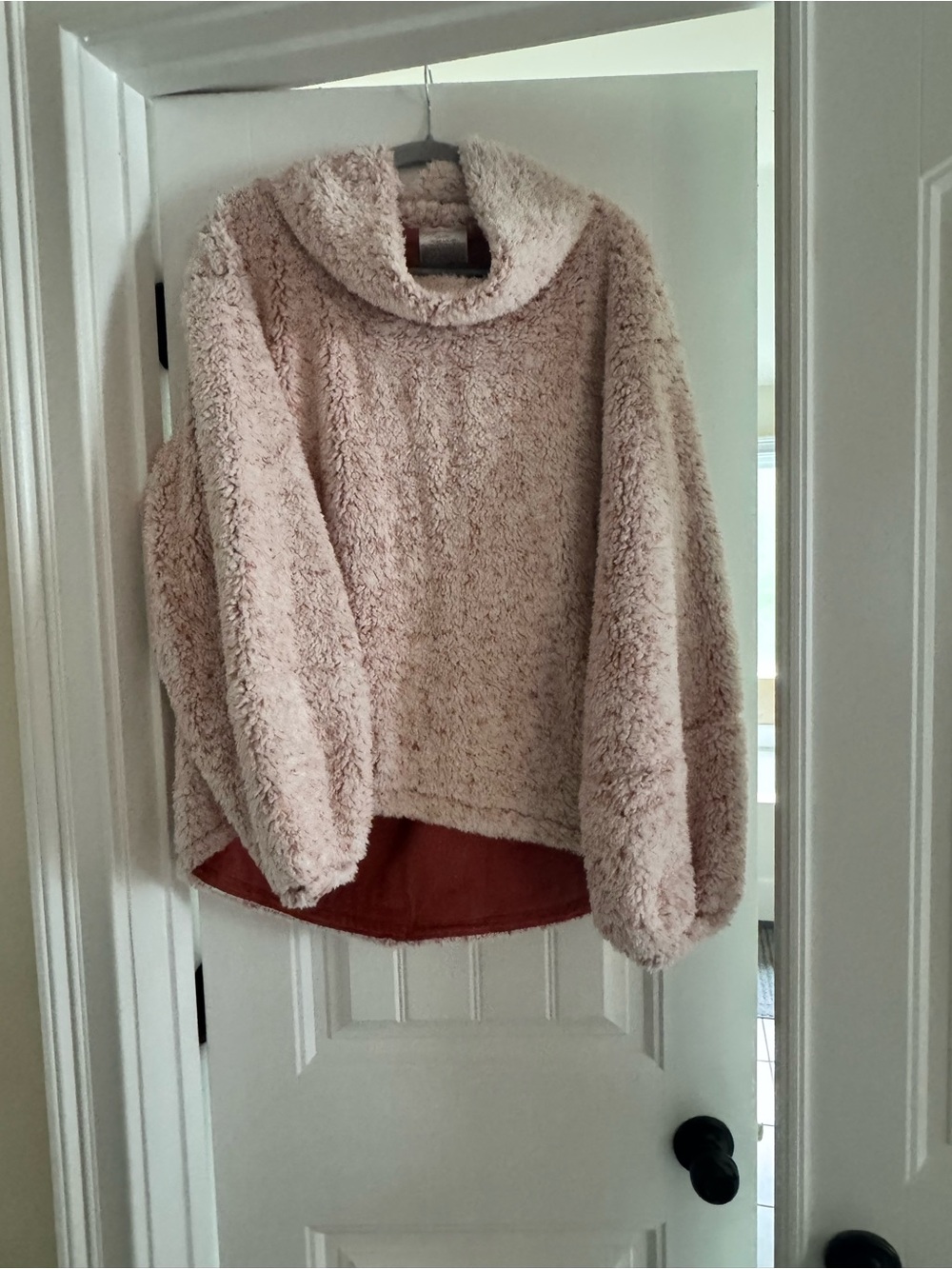 Lululemon Warm Restore Sherpa Pullover Blush Pink L/XL